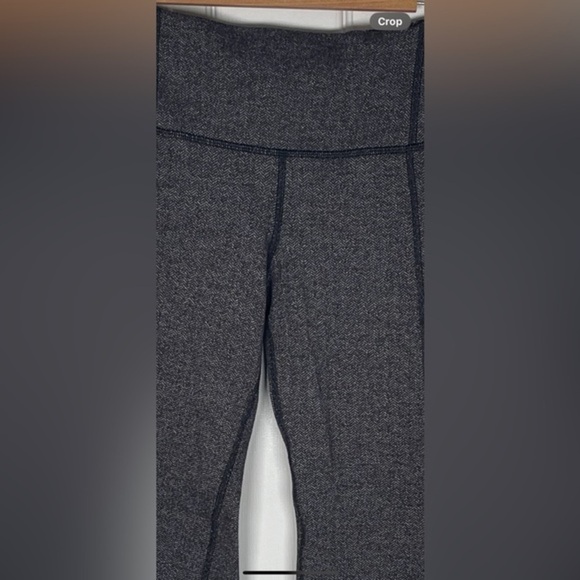 Lululemon Herringbone Crop Knit Leggings Size 6 - Picture 6 of 7
